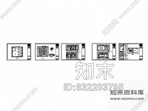 图块/节点视听室装修详图cad施工图下载【ID:832203795】