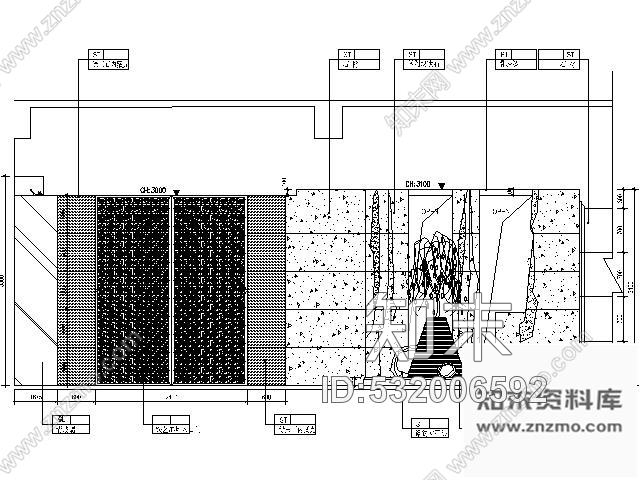 施工图豪华酒店日本料理餐厅装修图含实景cad施工图下载【ID:532006592】