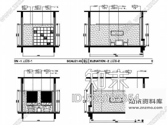 施工图苏州豪华时尚政府机关财税办公大楼室内装饰施工图含电气及给排水系统图cad施工图下载【ID:532083854】