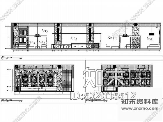 施工图广东现代梦幻城堡主题酒吧室内装修设计施工图含效果图cad施工图下载【ID:532015512】