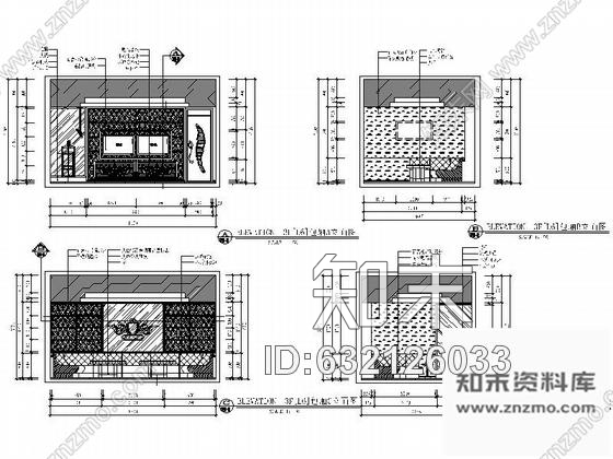 施工图广州某豪华KTV包间室内装修施工图含效果cad施工图下载【ID:632126033】