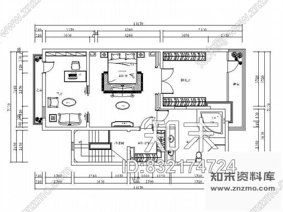 图块/节点某奢华三层别墅平面图cad施工图下载【ID:832174724】