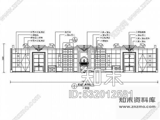 施工图某西餐厅装修设计图cad施工图下载【ID:532012581】