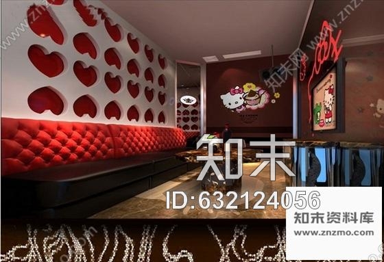 施工图广东豪华娱乐KTV包厢室内设计施工图含效果cad施工图下载【ID:632124056】