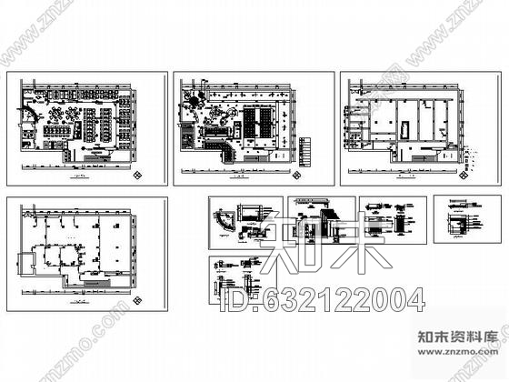 施工图某网吧装修施工图cad施工图下载【ID:632122004】