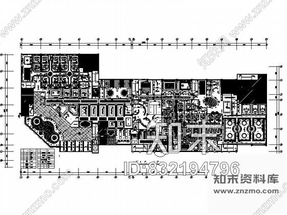 安徽某国际大酒店装修平面图cad施工图下载【ID:832194796】