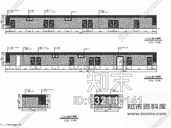 施工图原创超全面现代安静残疾人医院装修CAD施工图cad施工图下载【ID:632140141】