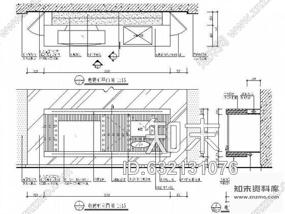 施工图北京豪华夜总会贵宾房施工图cad施工图下载【ID:632131076】