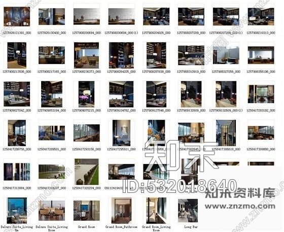 施工图上海五星奢华酒店施工图含实景cad施工图下载【ID:532018640】