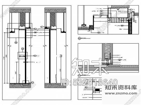 施工图上海五星奢华酒店施工图含实景cad施工图下载【ID:532018640】