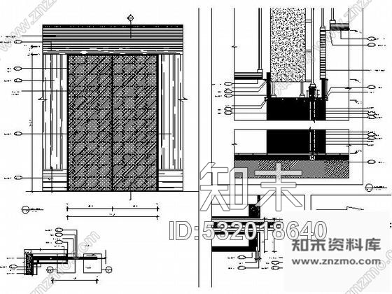 施工图上海五星奢华酒店施工图含实景cad施工图下载【ID:532018640】