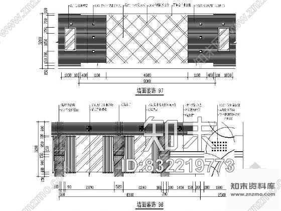 图块/节点十套造型墙立面图cad施工图下载【ID:832219773】