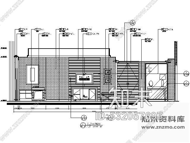 施工图北京某商务酒店残疾人客房施工图cad施工图下载【ID:532057697】