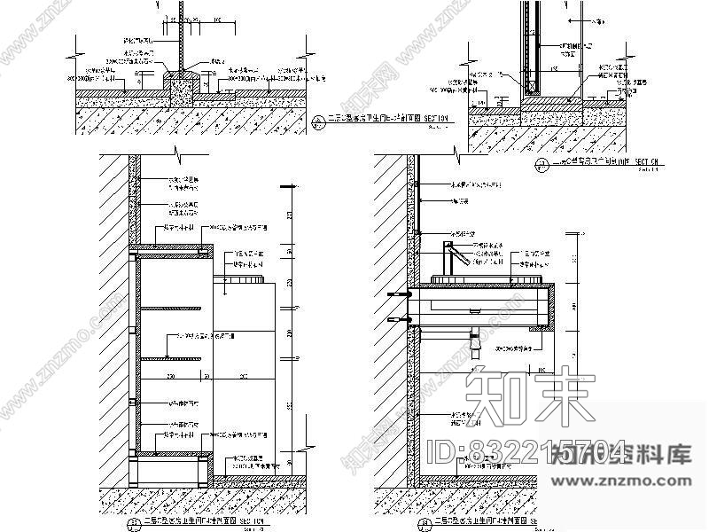 图块/节点酒店三人间详图cad施工图下载【ID:832215704】