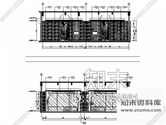 施工图芜湖广场商业圈典雅新中式风格餐厅装修施工图含效果cad施工图下载【ID:532024661】