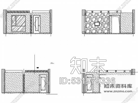 施工图唐山假日生态园农庄两层别墅装修施工图含方案cad施工图下载【ID:531979336】