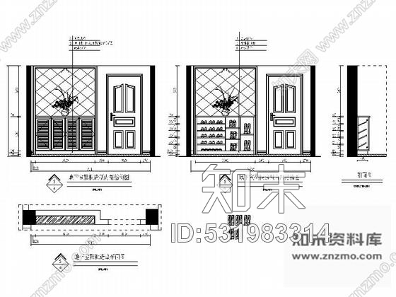 施工图江西知名房产新中式三层别墅装修施工图cad施工图下载【ID:531983314】