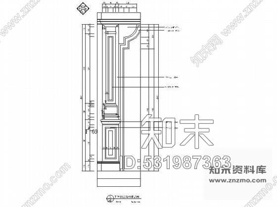 施工图超级豪华别墅卫浴室内设计装修图施工图下载【ID:531987363】