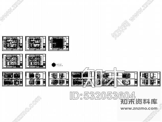 施工图公寓式酒店客房装修图Ⅰcad施工图下载【ID:532053604】