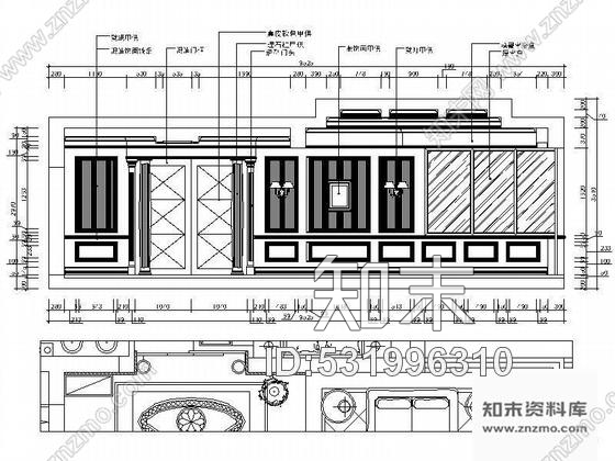 施工图宁波360平美式风格空中别墅装修图cad施工图下载【ID:531996310】