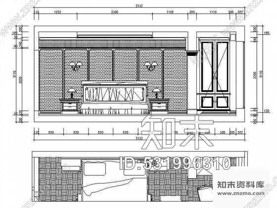 施工图宁波360平美式风格空中别墅装修图cad施工图下载【ID:531996310】