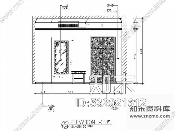 施工图株洲现代豪华酒店客房CAD施工图施工图下载【ID:532021612】