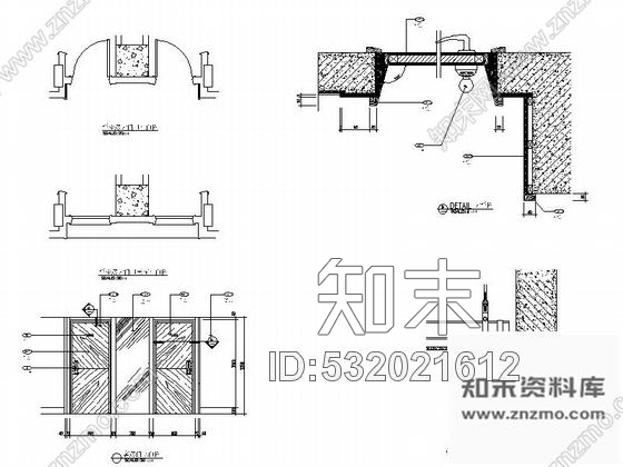 施工图株洲现代豪华酒店客房CAD施工图施工图下载【ID:532021612】