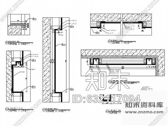 施工图休闲时尚棋牌室装修图含效果cad施工图下载【ID:632117094】