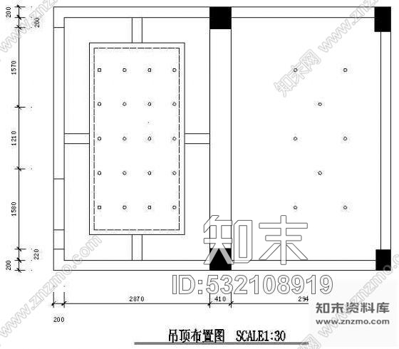 施工图一套小服装店的装修图cad施工图下载【ID:532108919】