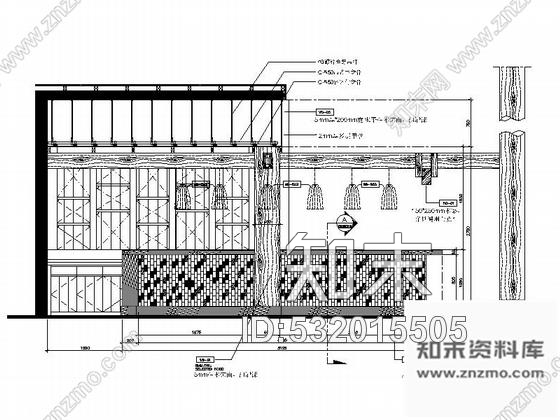 施工图云南西双版纳民族风情特色酒吧CAD施工图含效果图cad施工图下载【ID:532015505】