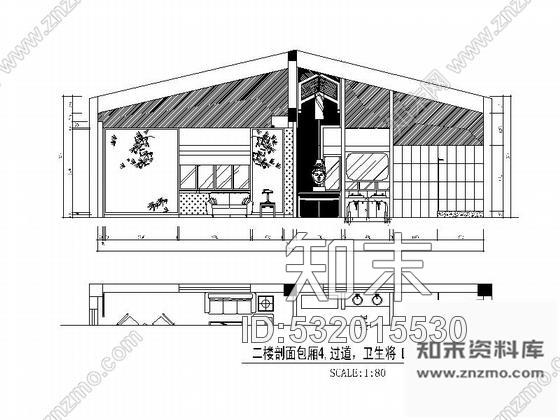 施工图合肥悠闲有情调茶楼设计施工图含系统图cad施工图下载【ID:532015530】