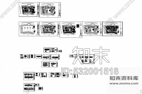 施工图成都全球最大的咖啡连锁店室内装修图施工图下载【ID:532001518】