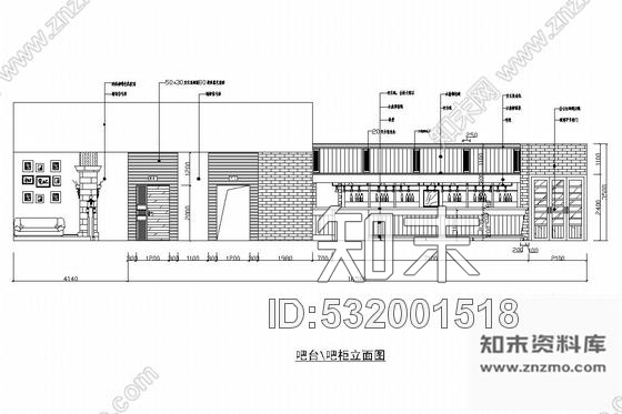 施工图成都全球最大的咖啡连锁店室内装修图施工图下载【ID:532001518】