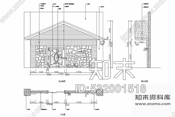 施工图成都全球最大的咖啡连锁店室内装修图施工图下载【ID:532001518】