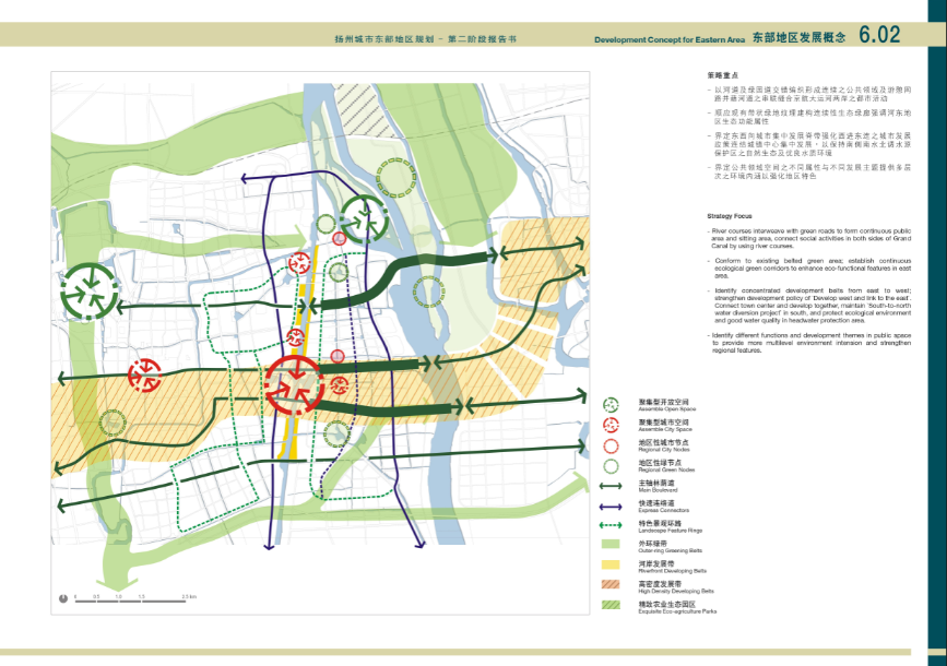江苏扬州城市东部地区城市规划设计方案文本施工图