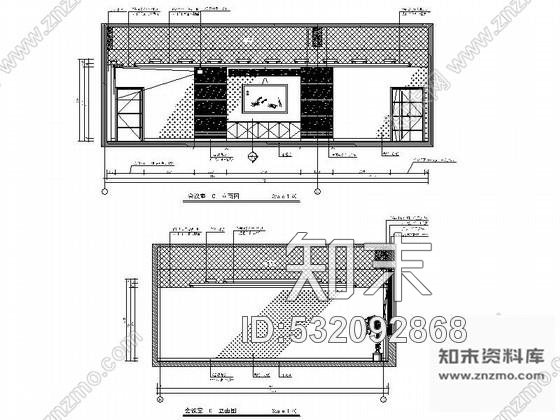 施工图沈阳某大学中会议室施工图cad施工图下载【ID:532092868】