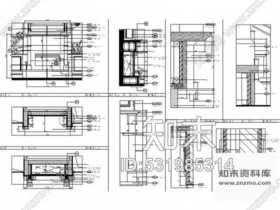 施工图北京田园风范城双层别墅样板房装修图含方案cad施工图下载【ID:531985314】