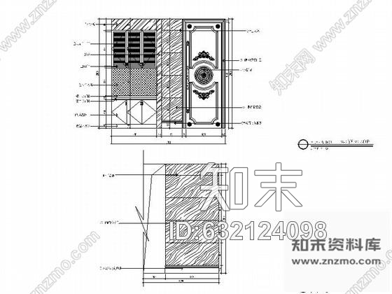 施工图KTV时尚包间室内装修设计图cad施工图下载【ID:632124098】