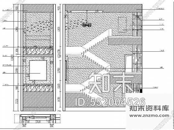 施工图上海特色餐饮现代中式风格餐厅室内装修施工图含效果cad施工图下载【ID:532004526】