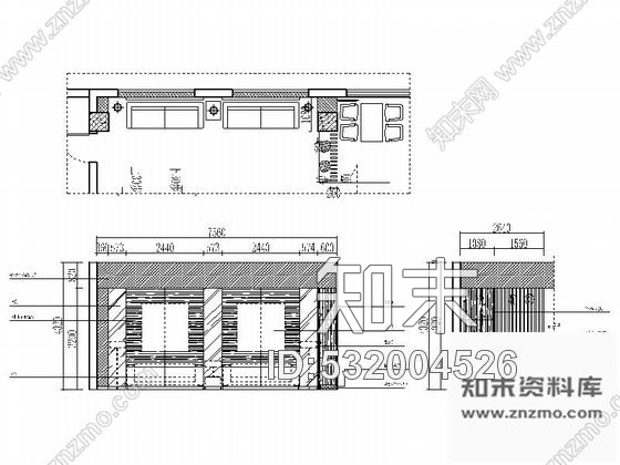 施工图上海特色餐饮现代中式风格餐厅室内装修施工图含效果cad施工图下载【ID:532004526】