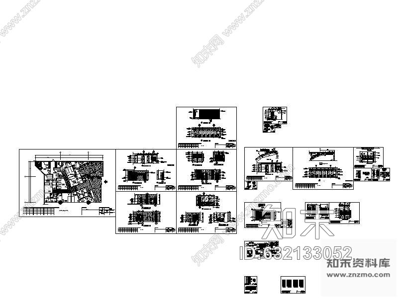 施工图北京某美容中心装修图(含效果)cad施工图下载【ID:632133052】