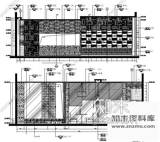 施工图北京某日本餐厅施工图含实景cad施工图下载【ID:532004541】