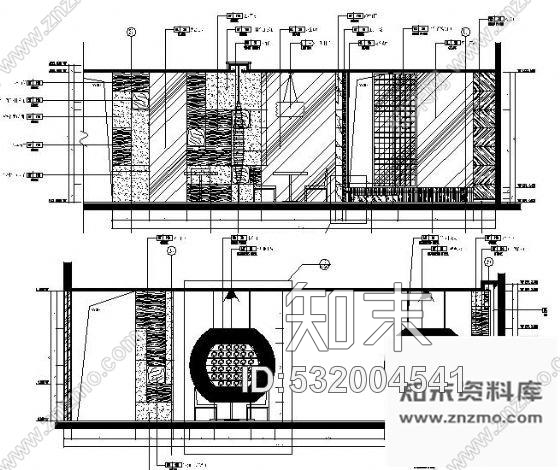 施工图北京某日本餐厅施工图含实景cad施工图下载【ID:532004541】