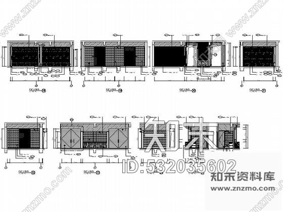 施工图浙江度假酒店宴会厅装修CAD施工图含效果cad施工图下载【ID:532035602】