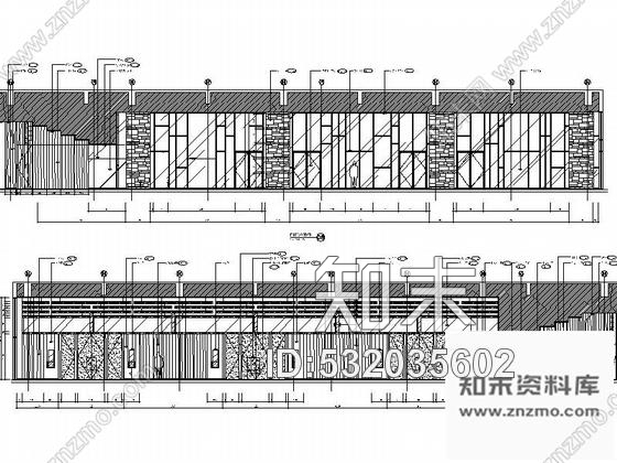 施工图浙江度假酒店宴会厅装修CAD施工图含效果cad施工图下载【ID:532035602】