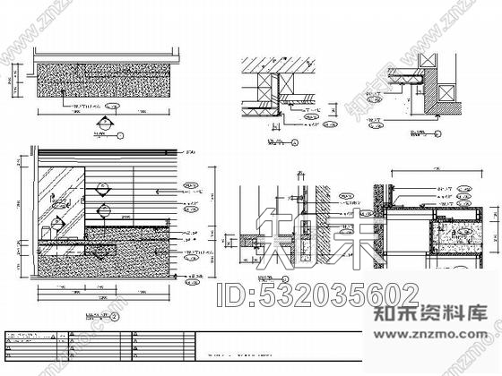 施工图浙江度假酒店宴会厅装修CAD施工图含效果cad施工图下载【ID:532035602】