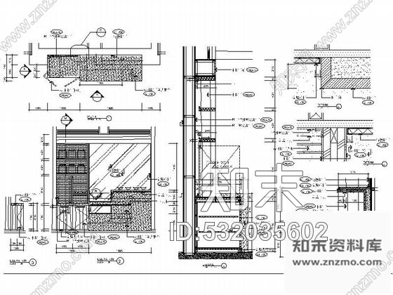 施工图浙江度假酒店宴会厅装修CAD施工图含效果cad施工图下载【ID:532035602】