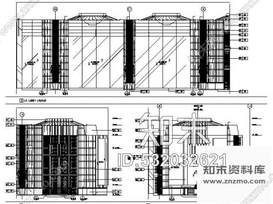 施工图成都五星级酒店部分施工图含实景cad施工图下载【ID:532032621】