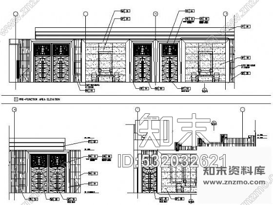施工图成都五星级酒店部分施工图含实景cad施工图下载【ID:532032621】