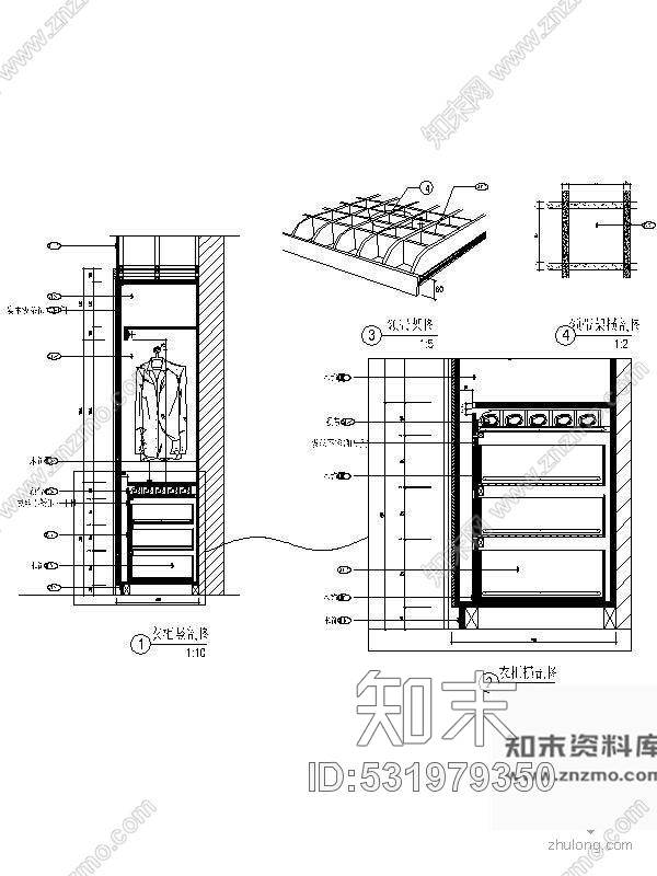 施工图深圳北欧风格高尔夫球联体别墅A型装修图施工图下载【ID:531979350】